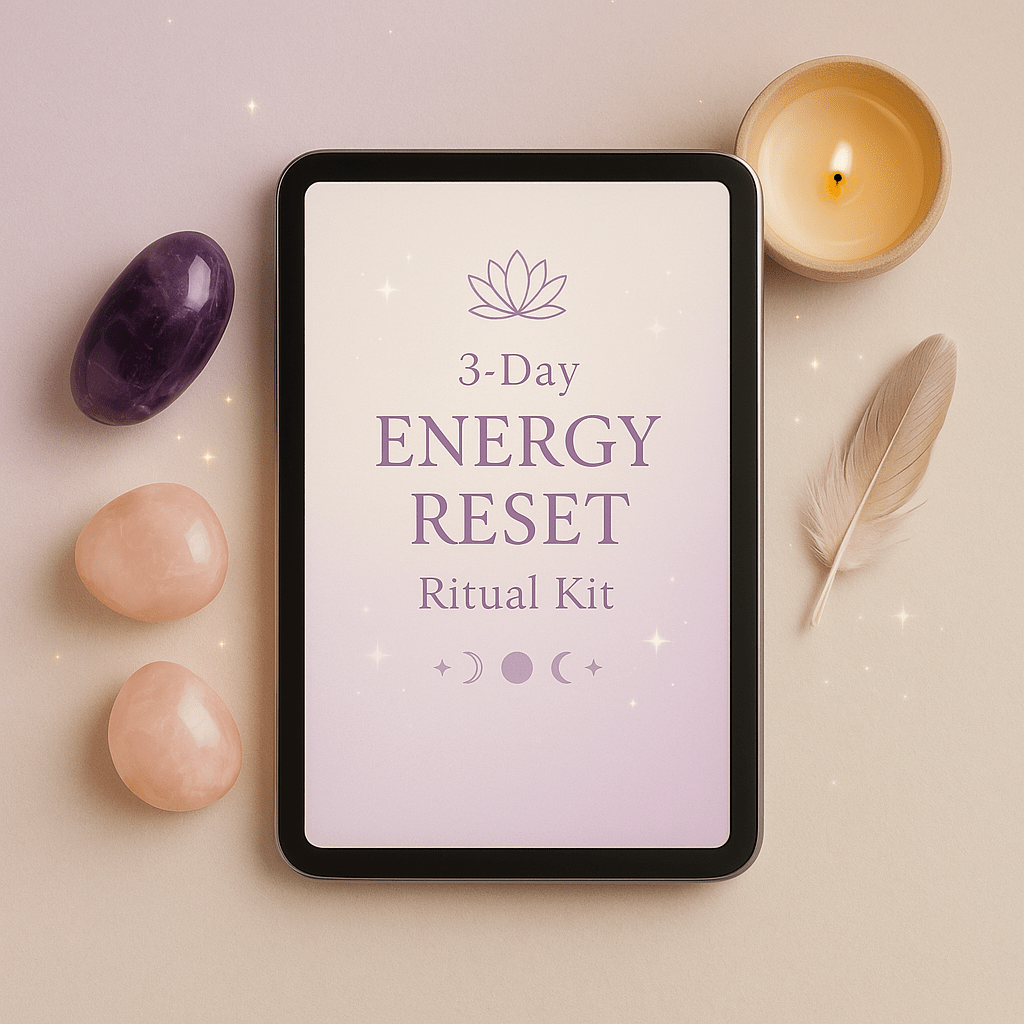 3 Day Energy Reset Ritual Kit + BONUS 30 Day Energy Maintenance Calendar - Sacred Willow