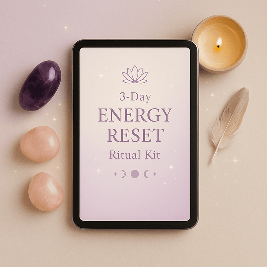 3 Day Energy Reset Ritual Kit + BONUS 30 Day Energy Maintenance Calendar - Sacred Willow