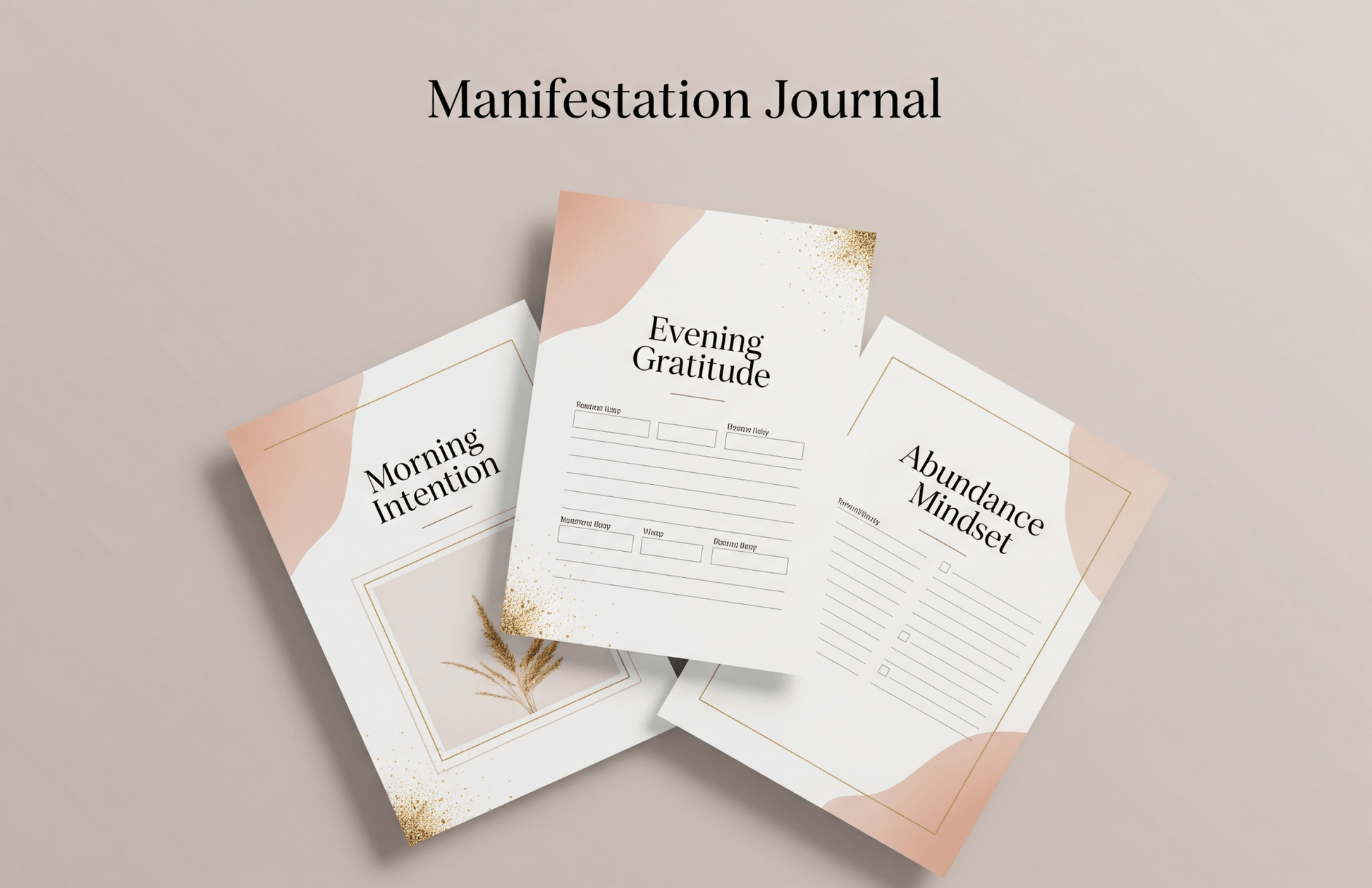 30 - Day Manifestation Journal: Guided Prompts for Abundance & Self - Love - Sacred Willow