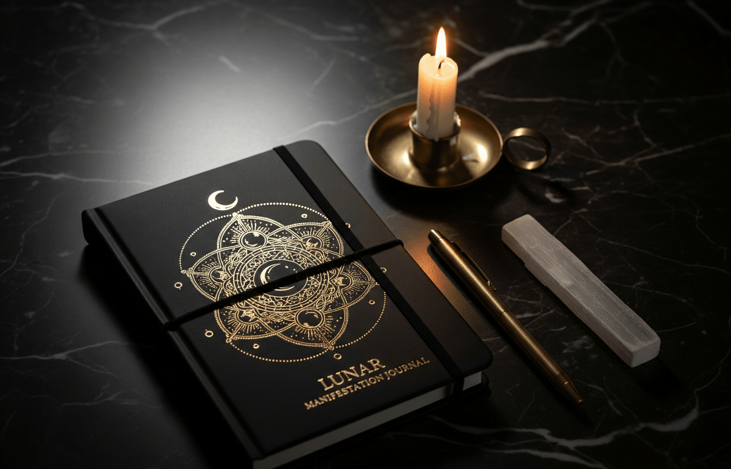 Lunar Manifestation Journal: Harness the Moon's Energy to Achieve Your Dreams - Sacred Willow